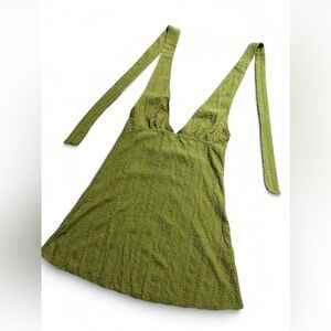 Size XS Green Sleeveless Knit Dress